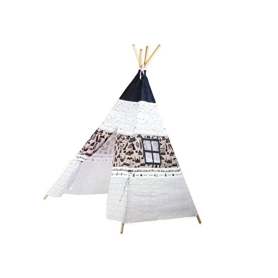 Detský indiánsky stan Teepee Inlea4Fun MY DINOSAURUS WORLD