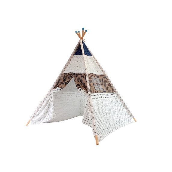 Detský indiánsky stan Teepee Inlea4Fun MY DINOSAURUS WORLD