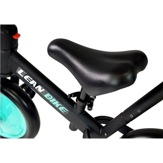 Futóbicikli pótkerékkel 3az1-ben Inlea4Fun LEAN BIKE - Fekete/türkiz