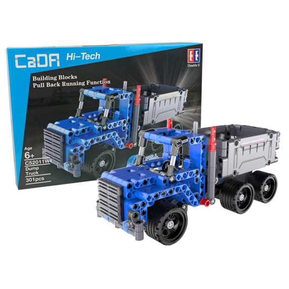 Jucărie de construcție - mașină - 301 elemente - Inlea4Fun CADA Hi-Tech