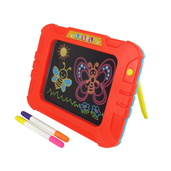 Magická svietiaca tabuľa Inlea4Fun MAGIC BOARD - červená