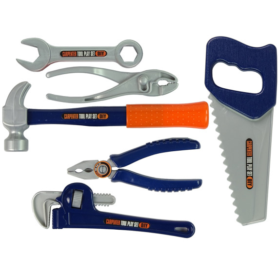 Detské náradie 6 kusov Inlea4Fun DELUXE TOOL SET