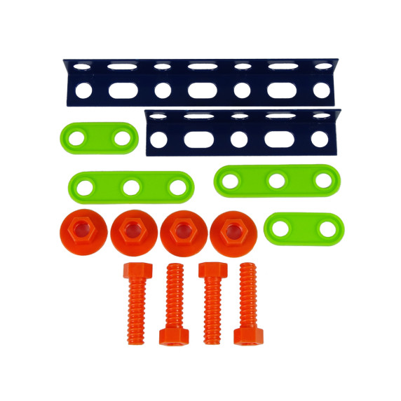 Detské náradie 6 kusov Inlea4Fun DELUXE TOOL SET