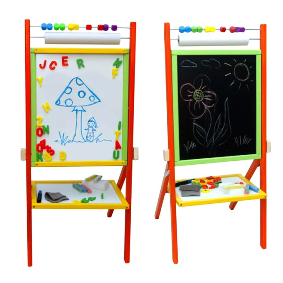 Detská obojstranná tabuľa Inlea4Fun COLORS