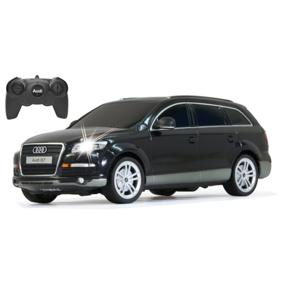 Mașină cu telecomandă - Audi Q7 1:24 negru mat - Jamara