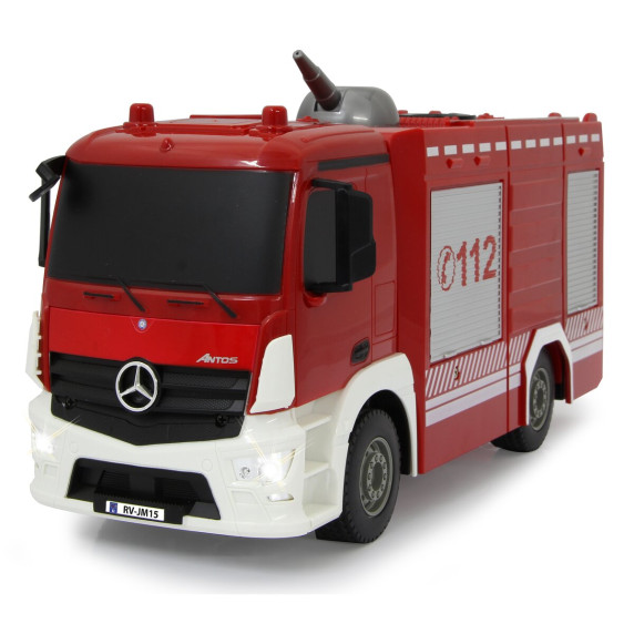 Mașină pompier cu telecomandă - Mercedes-Benz Antos - 1:26 - Jamara