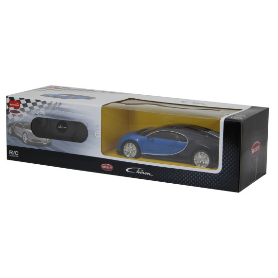 Távirányitós autó Bugatti Chiron 1:24 kék 40MHz Jamara 