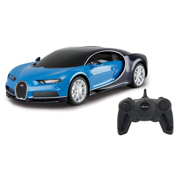 Távirányitós autó Bugatti Chiron 1:24 kék 40MHz Jamara 