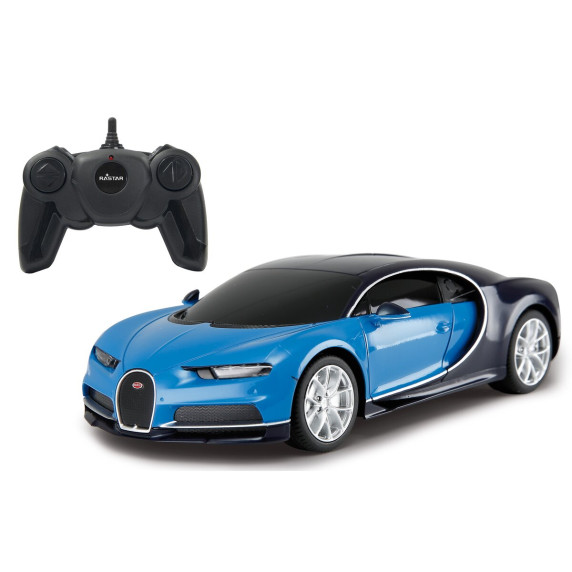 Távirányitós autó Bugatti Chiron 1:24 kék 40MHz Jamara 