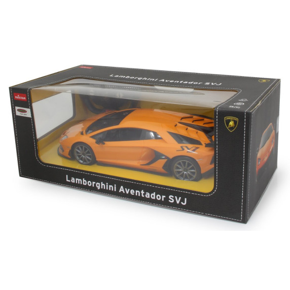 Mașină cu telecomandă - Lamborghini Aventador SVJ 1:14 2.4G Orange - Jamara