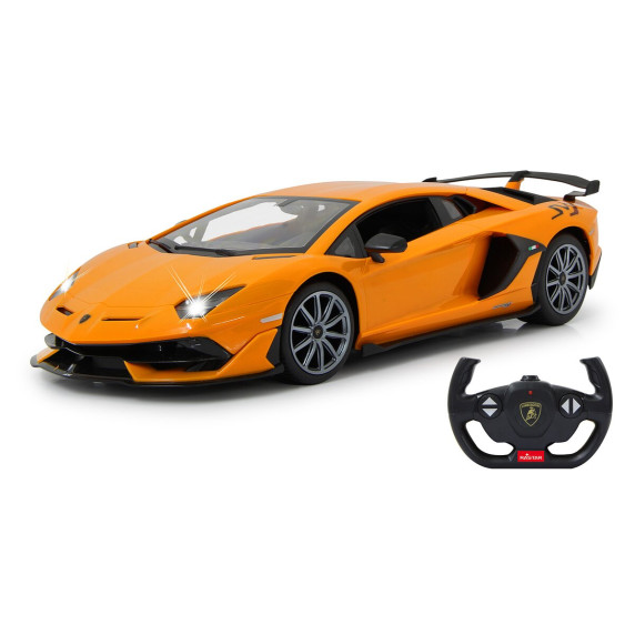 Mașină cu telecomandă - Lamborghini Aventador SVJ 1:14 2.4G Orange - Jamara