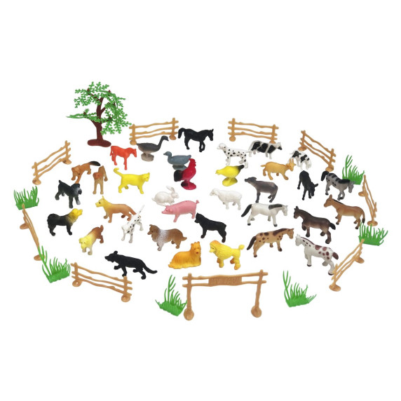 Farma - zvieratá v ohrade 50 ks JAMARA Farm Animal Set