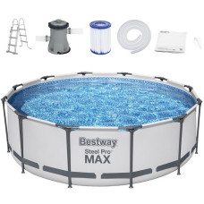 Piscină cu filtru - 366x100 cm - BESTWAY 56418 Steel Pro Max - 