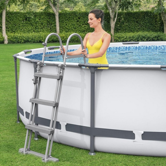 Piscină cu filtru - 366x100 cm - BESTWAY 56418 Steel Pro Max 