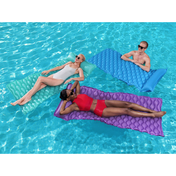 Nafukovací matrac 213 x 86 cm BESTWAY 44020 Roll-up - modrý
