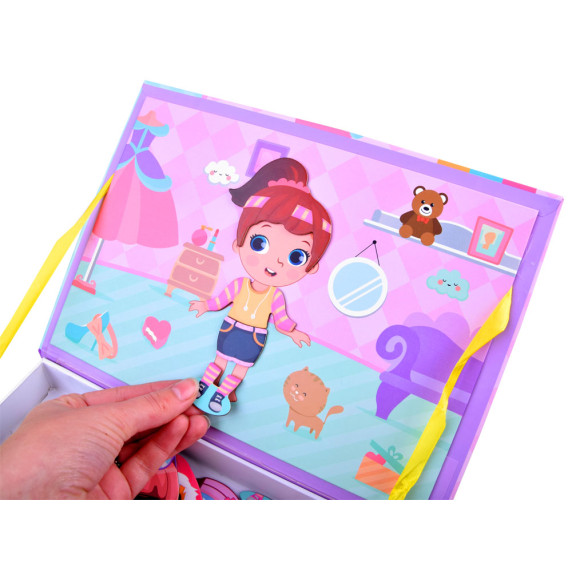 Mágneses készségfejlesztő játék Inlea4Fun MAGNETIC BOOK