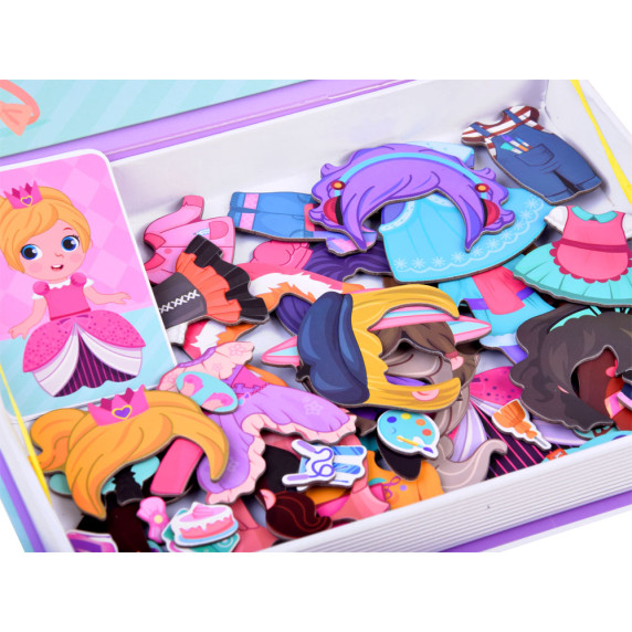 Mágneses készségfejlesztő játék Inlea4Fun MAGNETIC BOOK
