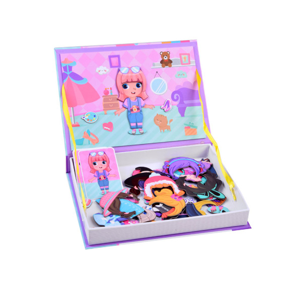 Mágneses készségfejlesztő játék Inlea4Fun MAGNETIC BOOK