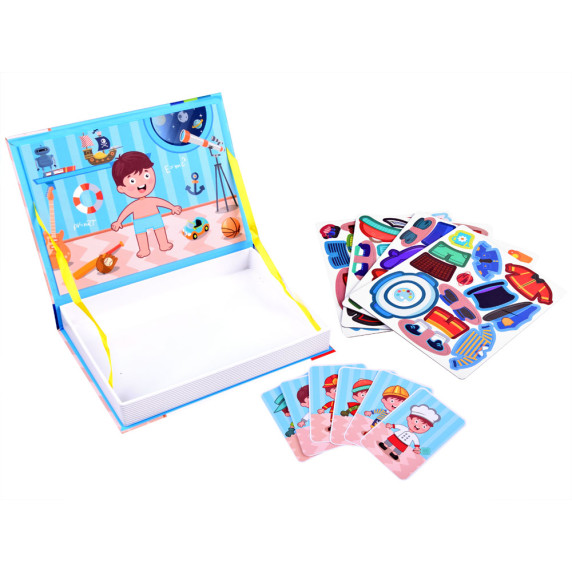 Mágneses készségfejlesztő játék Inlea4Fun MAGNETIC BOOK 