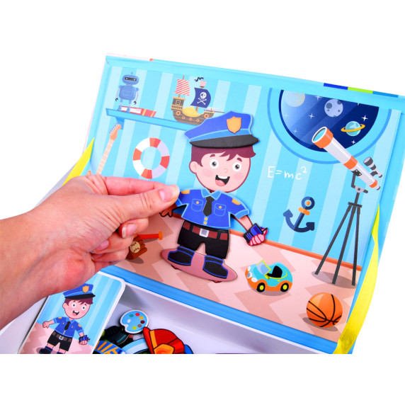 Mágneses készségfejlesztő játék Inlea4Fun MAGNETIC BOOK 