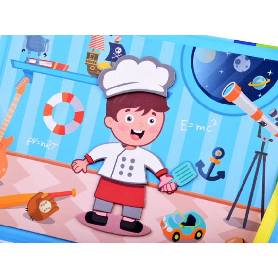Mágneses készségfejlesztő játék Inlea4Fun MAGNETIC BOOK 