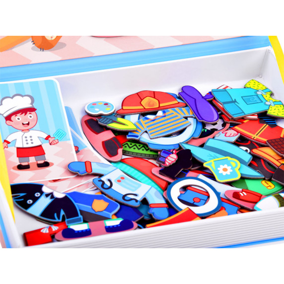 Mágneses készségfejlesztő játék Inlea4Fun MAGNETIC BOOK 