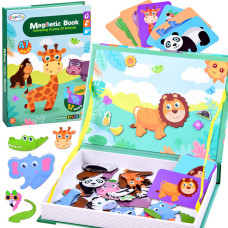 Mágneses készségfejlesztő játék Inlea4Fun MAGNETIC BOOK - 