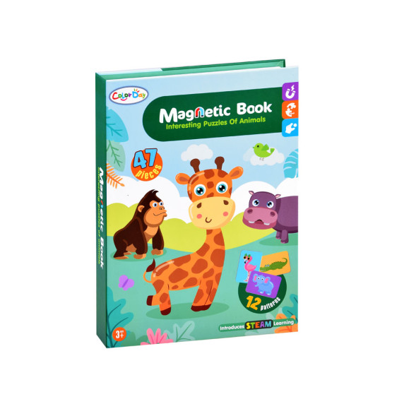 Mágneses készségfejlesztő játék Inlea4Fun MAGNETIC BOOK