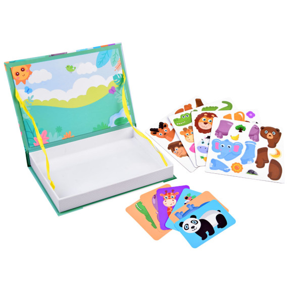 Mágneses készségfejlesztő játék Inlea4Fun MAGNETIC BOOK