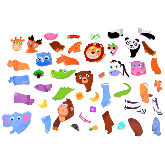 Mágneses készségfejlesztő játék Inlea4Fun MAGNETIC BOOK