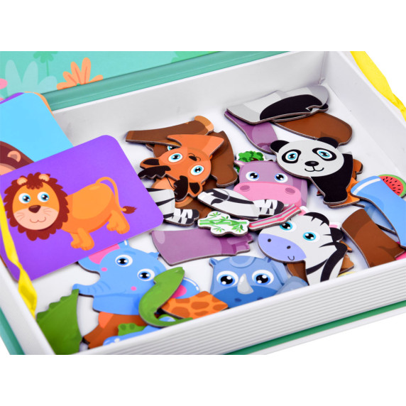 Mágneses készségfejlesztő játék Inlea4Fun MAGNETIC BOOK