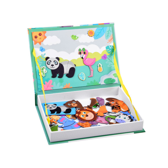 Mágneses készségfejlesztő játék Inlea4Fun MAGNETIC BOOK