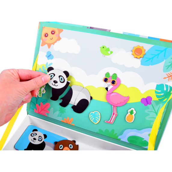 Mágneses készségfejlesztő játék Inlea4Fun MAGNETIC BOOK