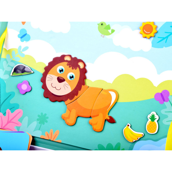 Mágneses készségfejlesztő játék Inlea4Fun MAGNETIC BOOK
