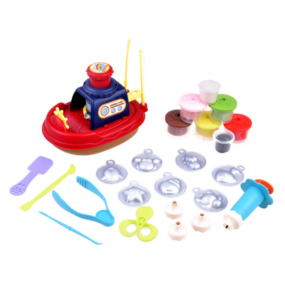 Set de pescuit cu plastelină - Inlea4Fun FISHING BOAT