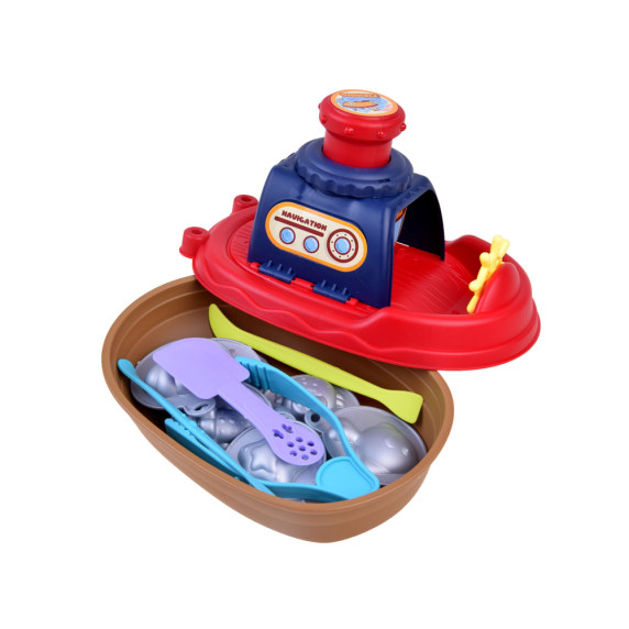 Set de pescuit cu plastelină - Inlea4Fun FISHING BOAT