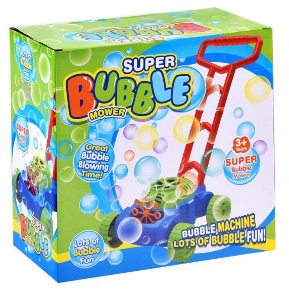 Buborékfújó fűnyíró Inlea4Fun BUBBLE MOWER - Kék/zöld