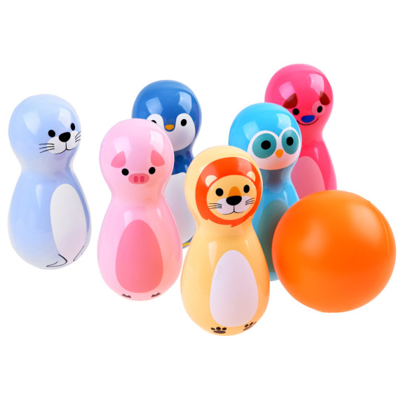 Állatkás bowling teke készlet Inlea4Fun BOWLING PLAY SET