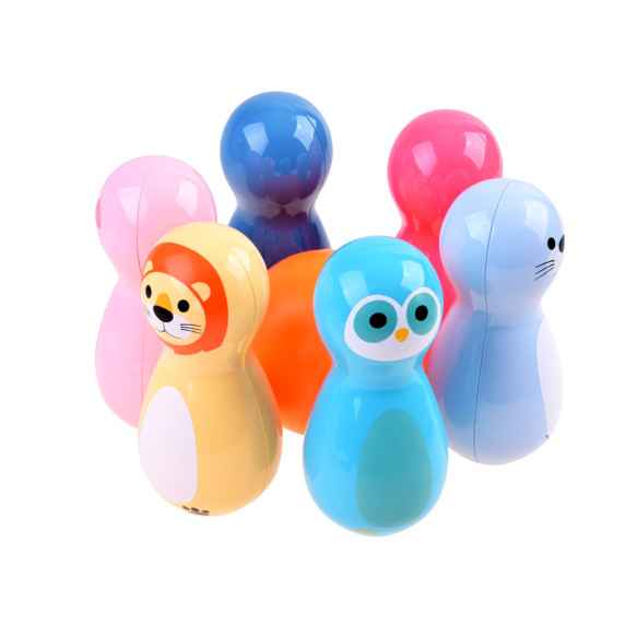 Állatkás bowling teke készlet Inlea4Fun BOWLING PLAY SET