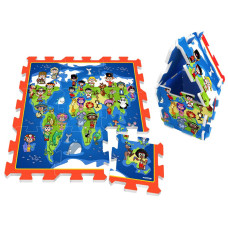 Covor puzzle din spumă - harta lumii - STAMP Foam Mat -  - 