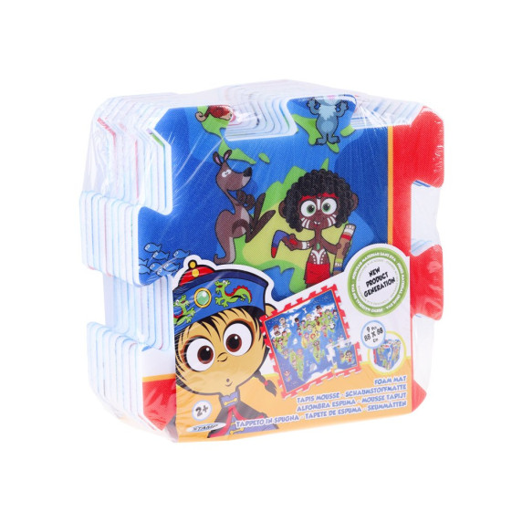 Covor puzzle din spumă - harta lumii - STAMP Foam Mat - 