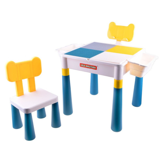 Gyerekasztal székkel 2az1-ben Inlea4Fun BLOCKS DESK