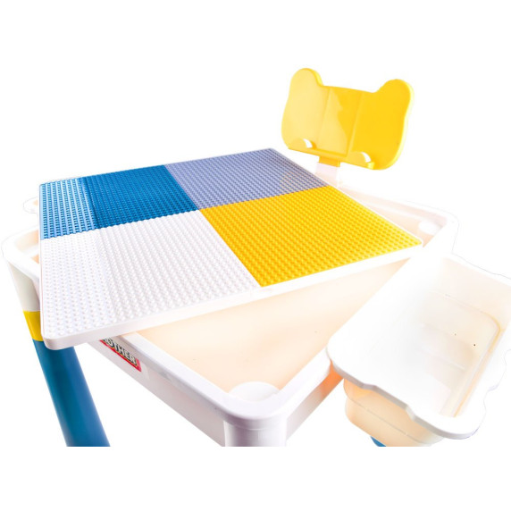 Gyerekasztal székkel 2az1-ben Inlea4Fun BLOCKS DESK