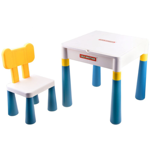 Gyerekasztal székkel 2az1-ben Inlea4Fun BLOCKS DESK