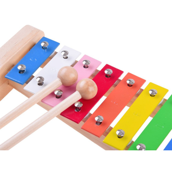 Instrumente muzicale din lemn pentru copii - 4 în 1 Inlea4Fun MUSIC SET