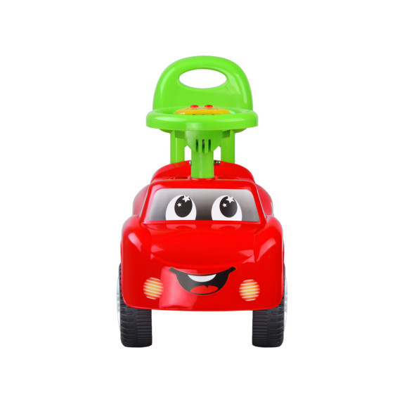 Lábbal hajtós kisautó Inlea4Fun DREAMCAR- piros/zöld