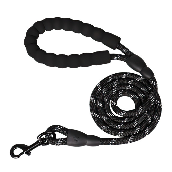 Lesă pentru câini - 2 m - AGA MR7204-B - negru