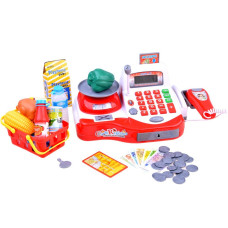 Casă de marcat pentru copii cu accesorii -  Inlea4Fun MY FUNNY CASH REGISTER - 