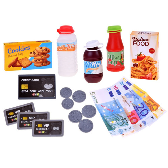 Játék pénztárgép mérleggel és vonalkód leolvasóval Inlea4Fun HAPPY CASHIER