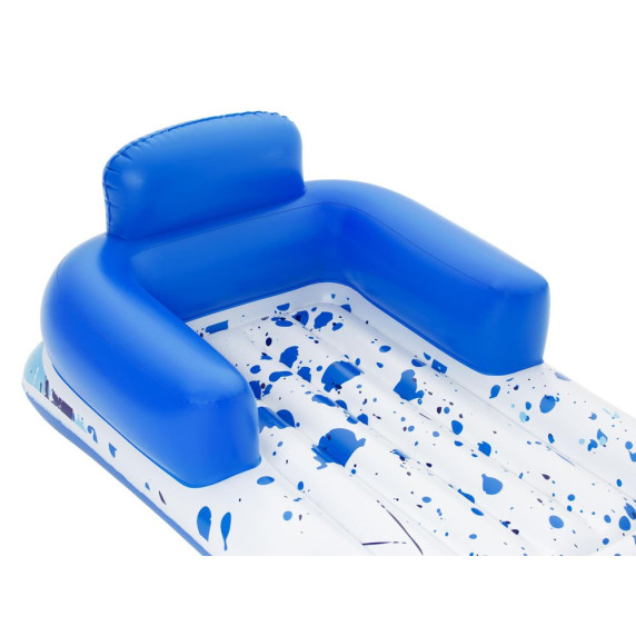 Felfújható gumimatrac háttámlával 161 cm Bestway 43155